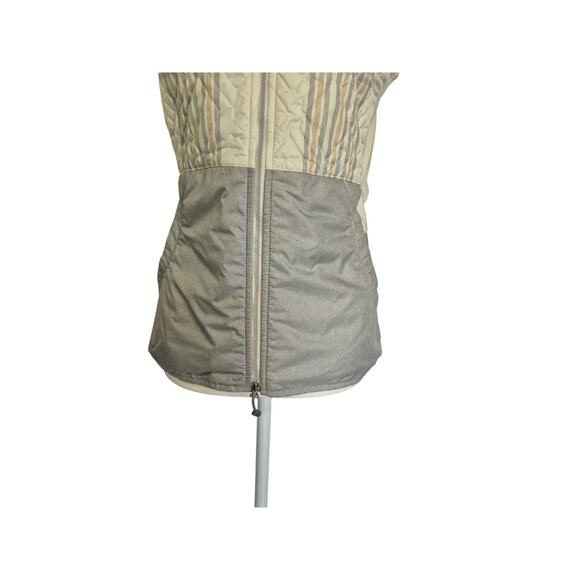 New Peter Millar Women's Grey Ivory Lizzie Hybrid Golf Vest Small - Picture 9 of 11